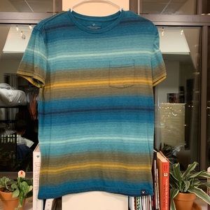 Striped/Color Blocked Pocket T-shirt
